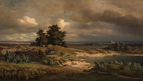 Motif from Pardubice, 1854, Adolf Kosárek