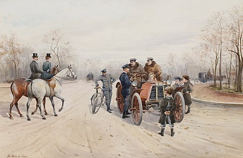 Speeding ticket, Bois de Boulogne., , Anna Palm de Rosa