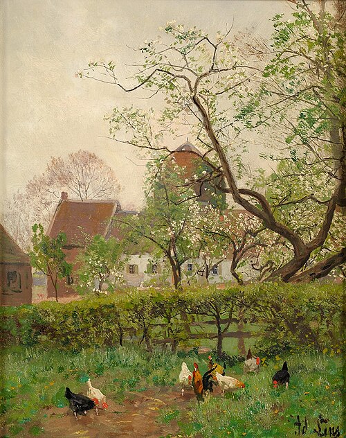 Der Steinhof in Huckingen., 1927, Adolf Lins