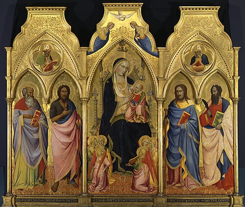 Triptych, 1388, Agnolo Gaddi