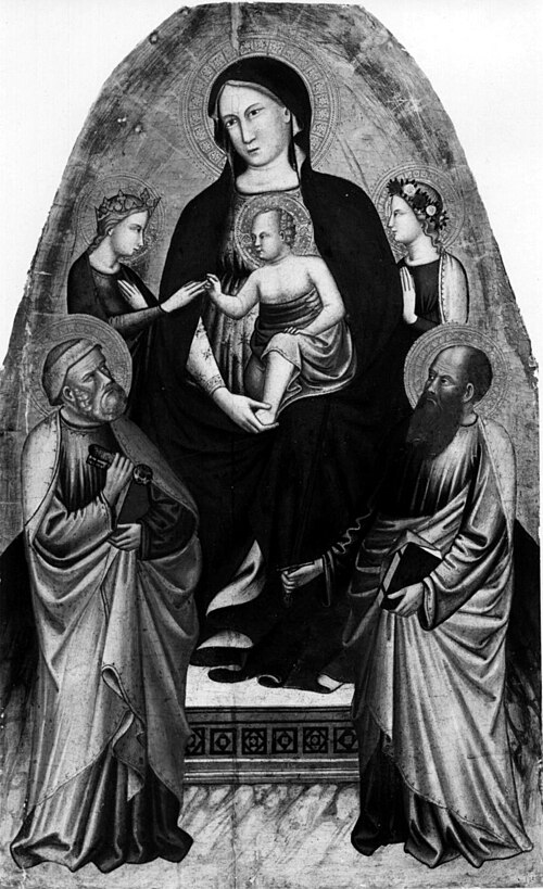 The marriage of St. Catherine, , Agnolo Gaddi