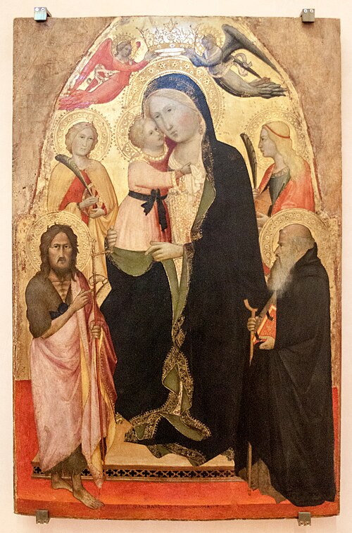 Madonna and Child with Saints, 1380, Agnolo Gaddi