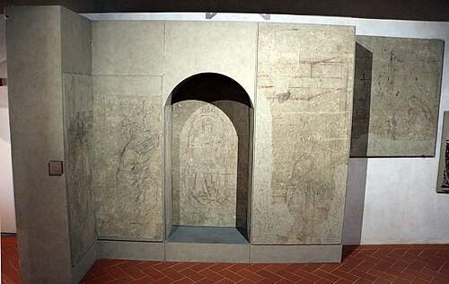 Sinopia del Tabernacolo di Sant'Anna, , Agnolo Gaddi
