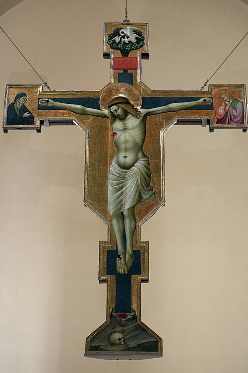 Painted crucifix Agnolo Gaddi, 1390, Agnolo Gaddi