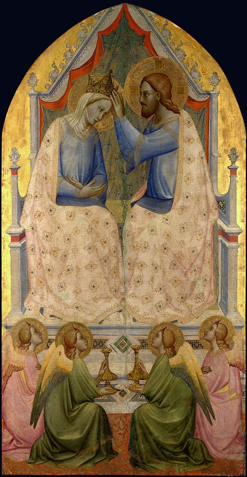 Coronation of the Virgin, 1380, Agnolo Gaddi