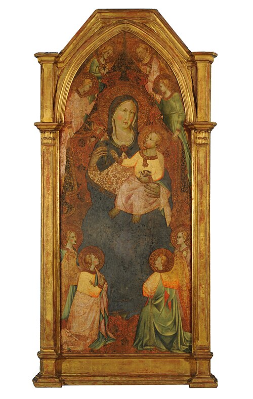 Virgin with child, 1350, Agnolo Gaddi