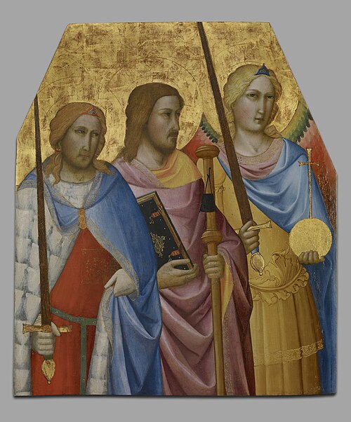 Saints Julian, James, and Michael, 1390, Agnolo Gaddi