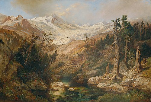 Rauriser Goldberggletscher, 1874, Adolf Obermüllner