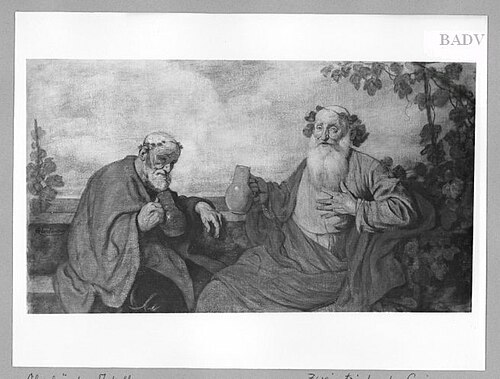 two old men dancing., 1891, Adolf Oberländer