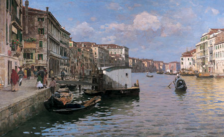 Canal Grande (Venezia), 1893, Bartolomeo Bezzi