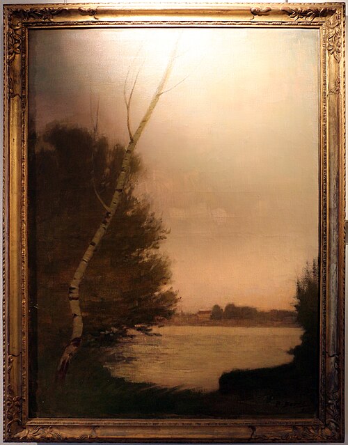la betulla, 1890, Bartolomeo Bezzi