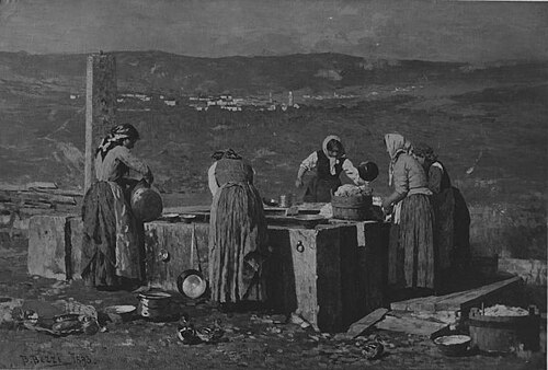 Vorabend des Kirchweihfestes, 1893, Bartolomeo Bezzi