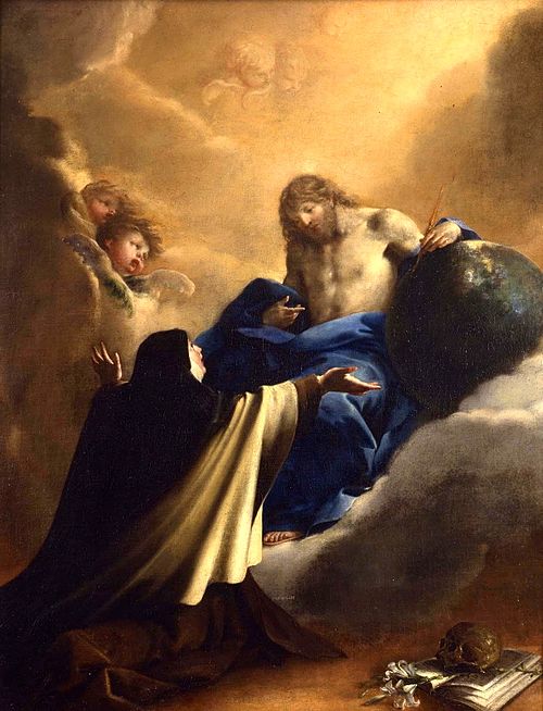 The Vision of Saint Teresa, 1690, Bartolomeo Guidobono