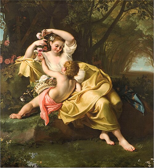 Allegory of Spring, 1650, Bartolomeo Guidobono