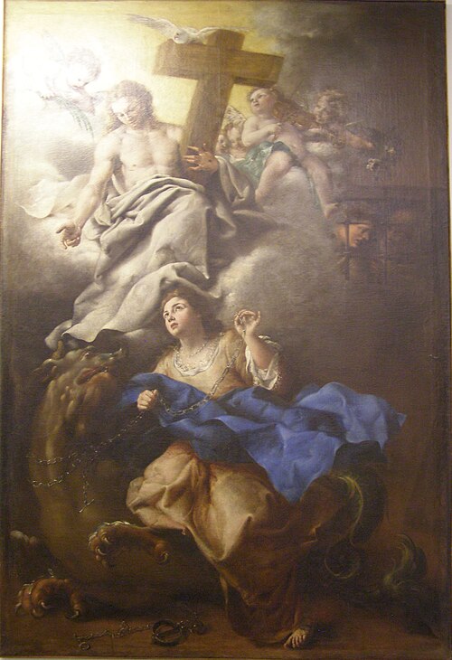 Vision of Saint Margaret, 1692, Bartolomeo Guidobono
