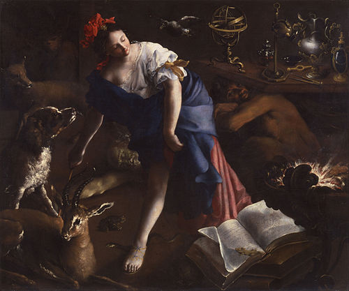 The Sorceress, 1690, Bartolomeo Guidobono