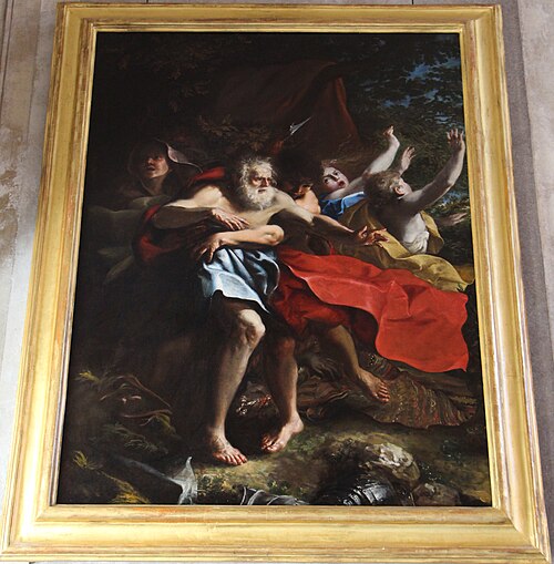 cattura di Lot, , Bartolomeo Guidobono