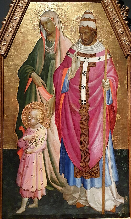 Santa Julita, São Ciríaco e São Sisto, 1417, Battista di Gerio