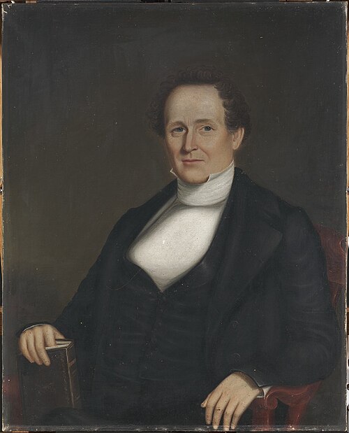 The Reverend Calvin Hitchcock, 1843, William Rimmer