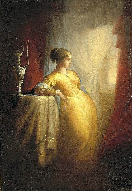 At the Window, 1870, William Rimmer