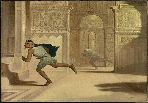 Flight and Pursuit, 1872, William Rimmer