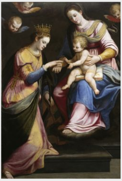 The Mystic Marriage of Saint Catherine, 1610, Benedetto Veli