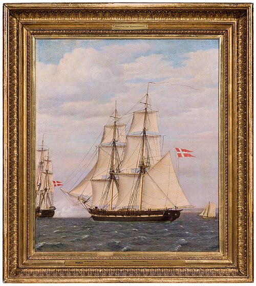 Naval Brig, , Christoffer Wilhelm Eckersberg