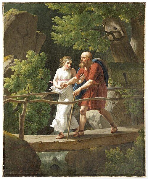 Oedipus and Antigone, 1812, Christoffer Wilhelm Eckersberg