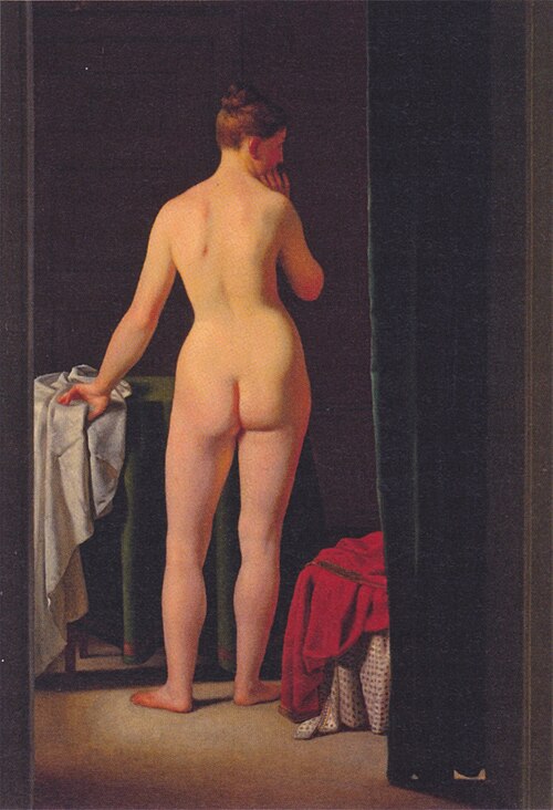 Modelstudie. Kvindelig model., 1833, Christoffer Wilhelm Eckersberg