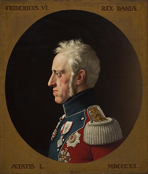 Portrait of Frederik VI., 1839, Christoffer Wilhelm Eckersberg