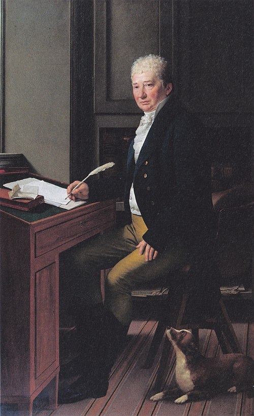 East India merchant Albrecht Ludwig Schmidt, 1818, Christoffer Wilhelm Eckersberg