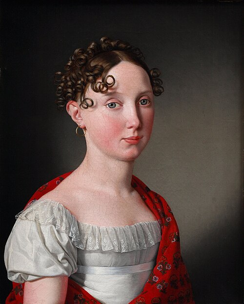 Ida Mariane Brockenhuus, 1817, Christoffer Wilhelm Eckersberg
