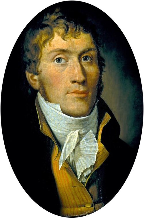 Portrait of Jørgen Jørgensen, 1808, Christoffer Wilhelm Eckersberg