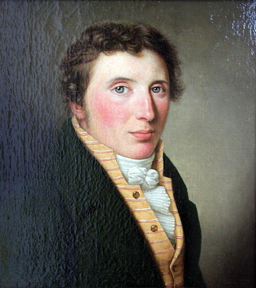 Portrait Andreas Clausen, 1821, Christoffer Wilhelm Eckersberg