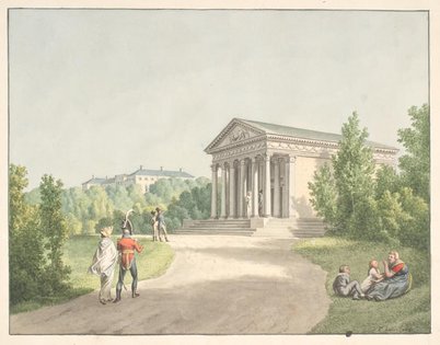 Apis Temple, 1809, Christoffer Wilhelm Eckersberg