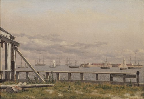 View from the Lime-kilns in Copenhagen, 1825, Christoffer Wilhelm Eckersberg