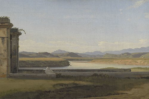 View of the Fontana Acetosa, Rome, 1814, Christoffer Wilhelm Eckersberg