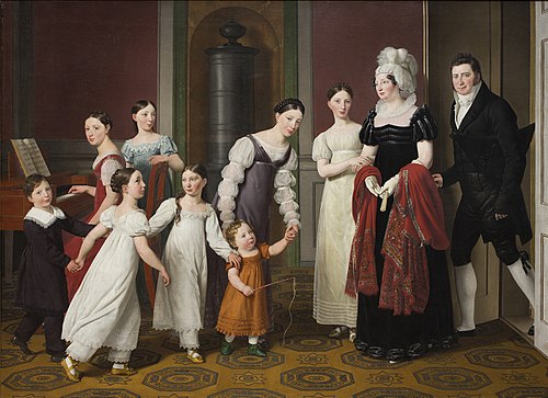 Familien Nathanson, 1818, Christoffer Wilhelm Eckersberg