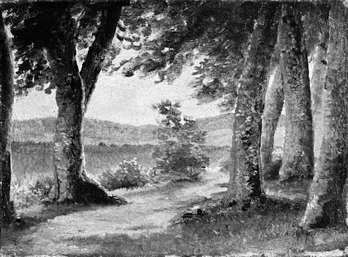 Study of a Wood, 1825, Christoffer Wilhelm Eckersberg