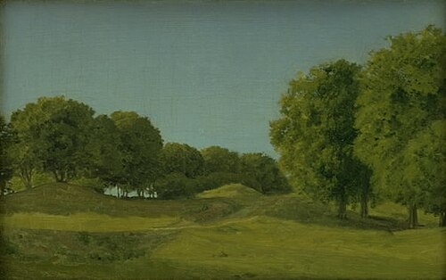 Study from the Deerpark near Copenhagen, 1825, Christoffer Wilhelm Eckersberg
