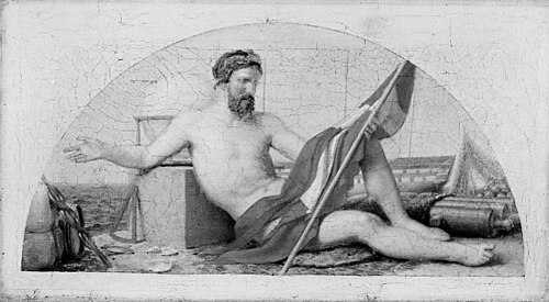 Neptune, 1822, Christoffer Wilhelm Eckersberg