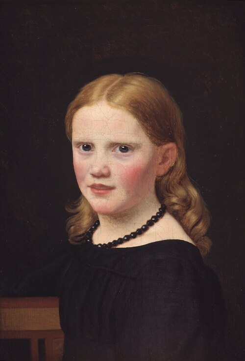 The Artist's Daughter, Emilie, 1827, Christoffer Wilhelm Eckersberg