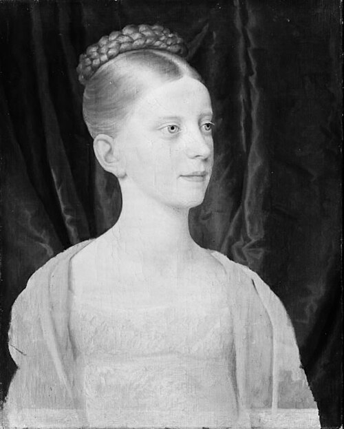 Princess Wilhelmine, Daughter of Frederik VI, 1819, Christoffer Wilhelm Eckersberg