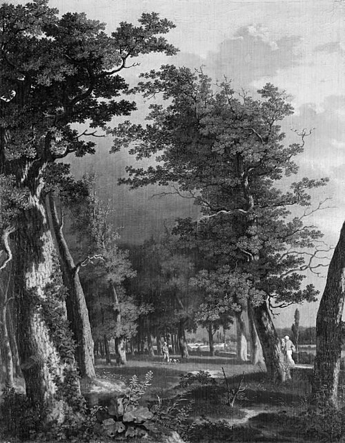 Landscape with Trees near Paris, 1811, Christoffer Wilhelm Eckersberg