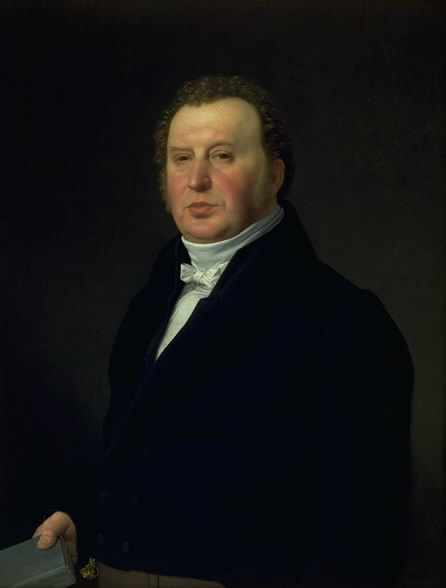 Police Surgeon Johan Frederik Rost. The Artist's Family Doctor and Friend, 1831, Christoffer Wilhelm Eckersberg