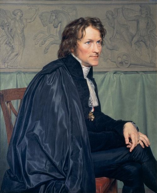 Portrait of Bertel Thorvaldsen, 1814, Christoffer Wilhelm Eckersberg