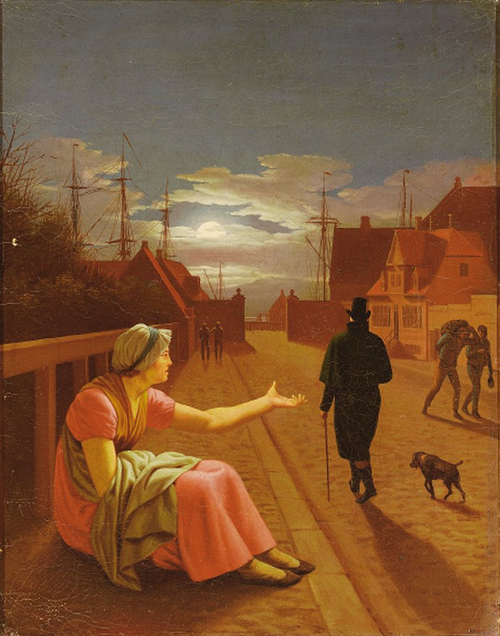 The story of a fallen woman. IV., 1808, Christoffer Wilhelm Eckersberg