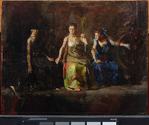 The Three Fates, 1881, Susan Macdowell Eakins