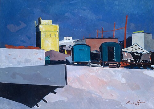 Bars on the outskirts, 1955, Beppe Guzzi