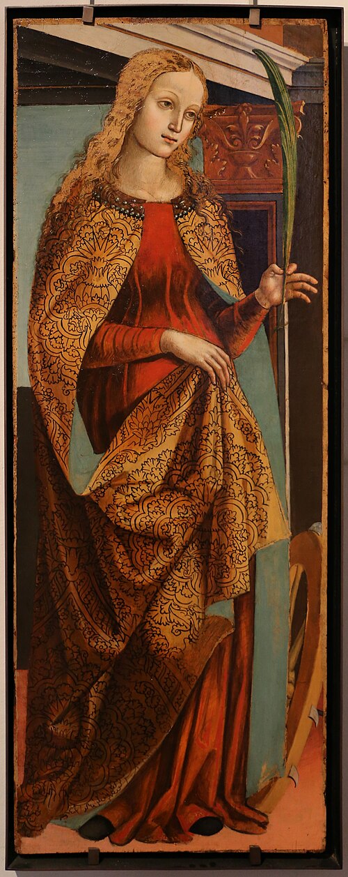Sainte Catherine d’Alexandrie, , Bernardino Lanzani